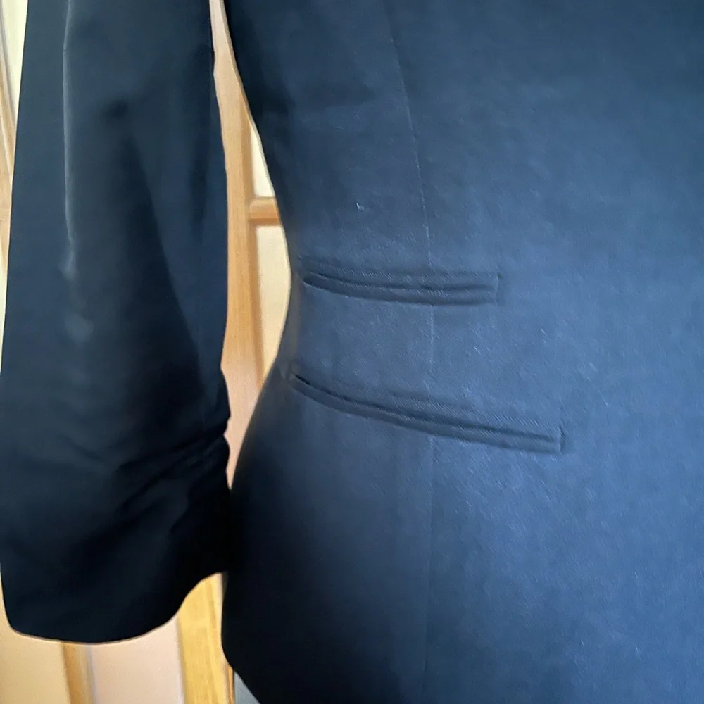 Beautifully Tailored 9&Co Black 3/4 Sleeve Women's Blazer Jacket - Picture 3 of 5